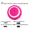 Pain Relief Deep Tissue Muscle Recovery Fascial Ball, 4 Intensity Levels Handheld Fitness Yoga Vibration Massager)